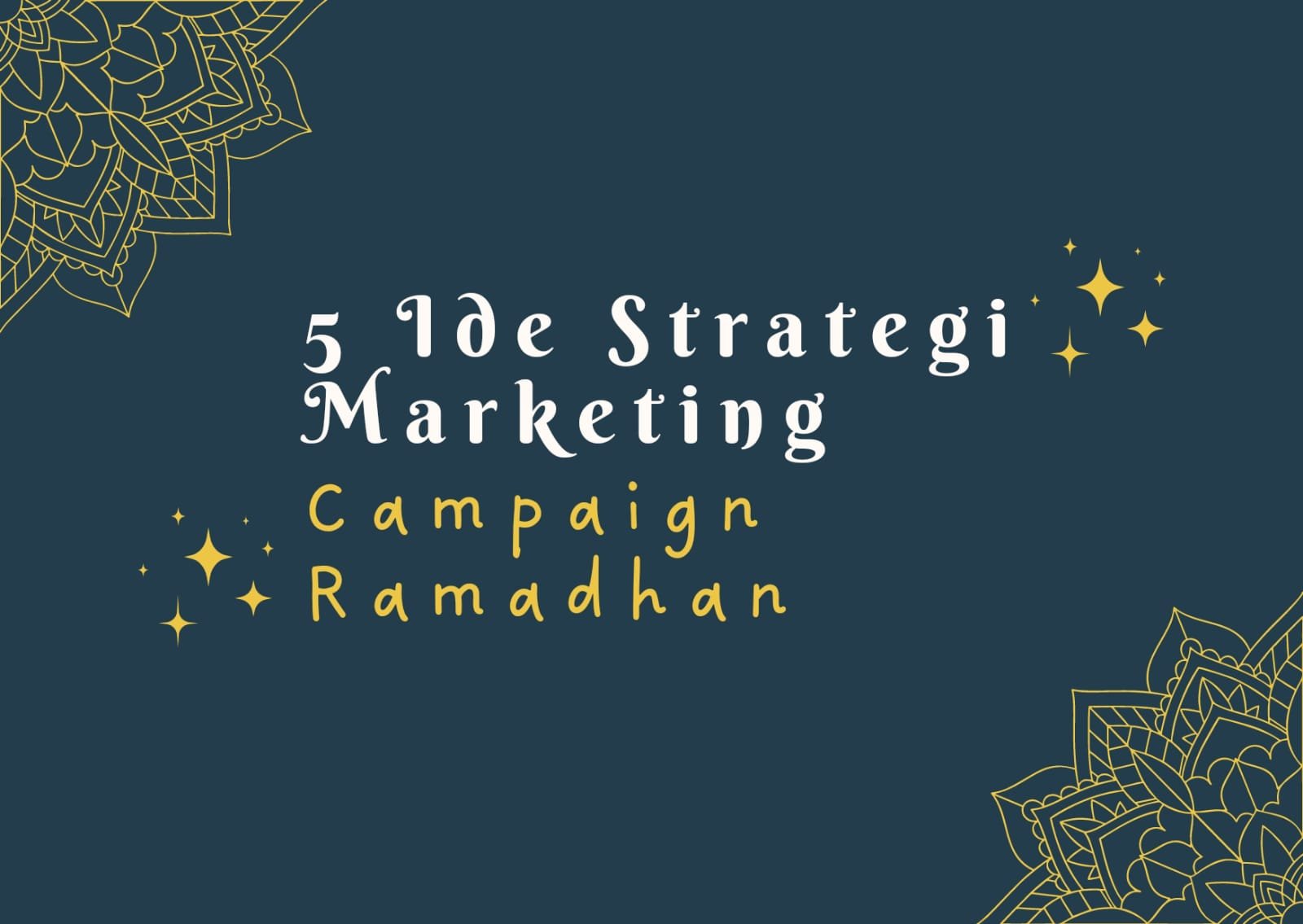Strategi Marketing Ramadhan